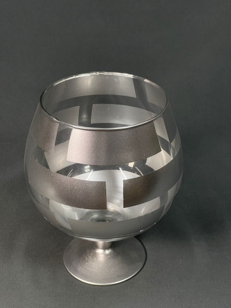 Ваза-бокал Оберон-серебро Бренди (2л)